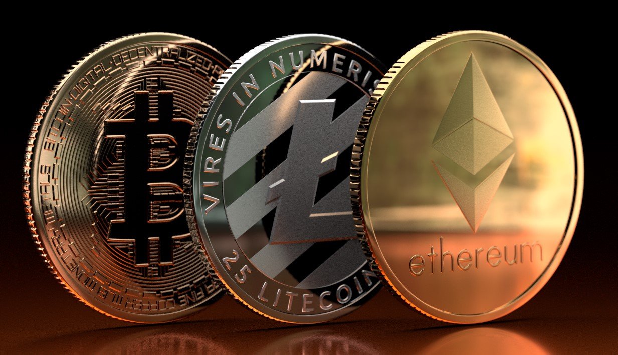 Litecoin cryptocurrency coin or logo