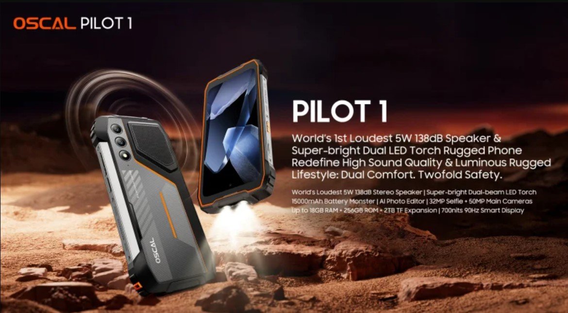 Oscal Pilot 1 rugged smartphone