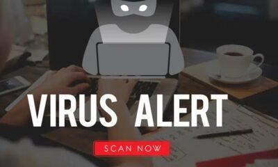 fake virus pop-up scam computer screenshot