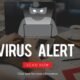 fake virus pop-up scam computer screenshot