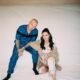 selena gomez and benny blanco piggyback beach