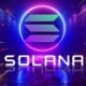 solana blockchain transaction speed illustration