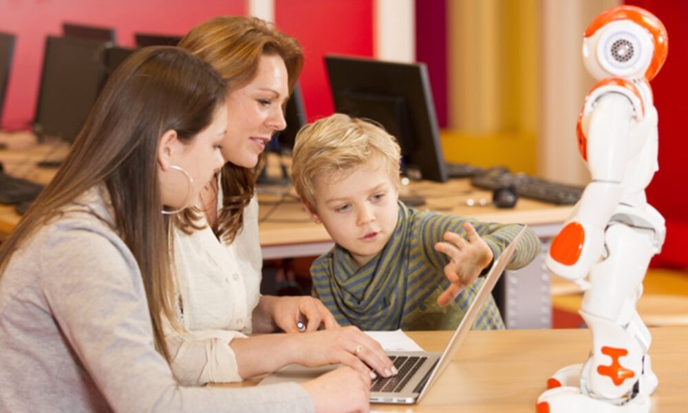 AI EdTech Revolution? ChatGPT, Claude, and Gemini Gear Up to Challenge Traditional Learning 57 students using ai study tools on laptops
