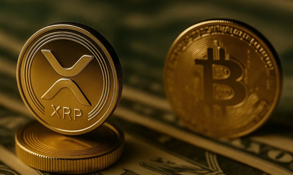 XRP’s Wild Dream: Could It Really Dethrone Bitcoin? 85 XRP and Bitcoin market cap comparison chart