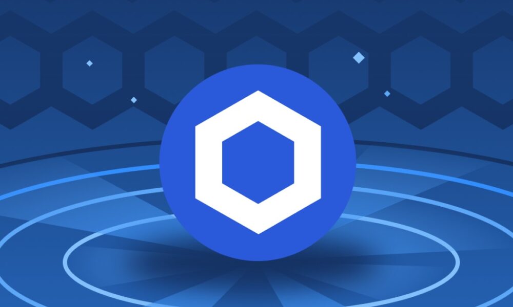Chainlink Surges After Striking Landmark Deal With NYSE Parent ICE 80 chainlink cryptocurrency logo with stock exchange data background