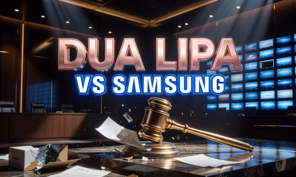 Dua Lipa Samsung copyright lawsuit image rights 2026