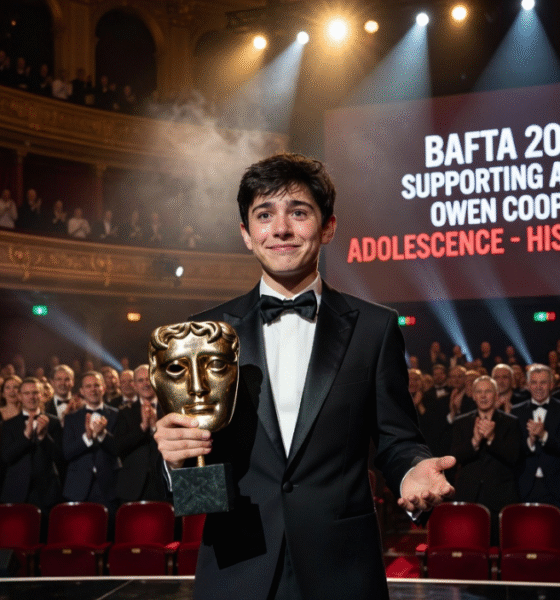 Owen Cooper BAFTA 2026 Supporting Actor Adolescence historic win